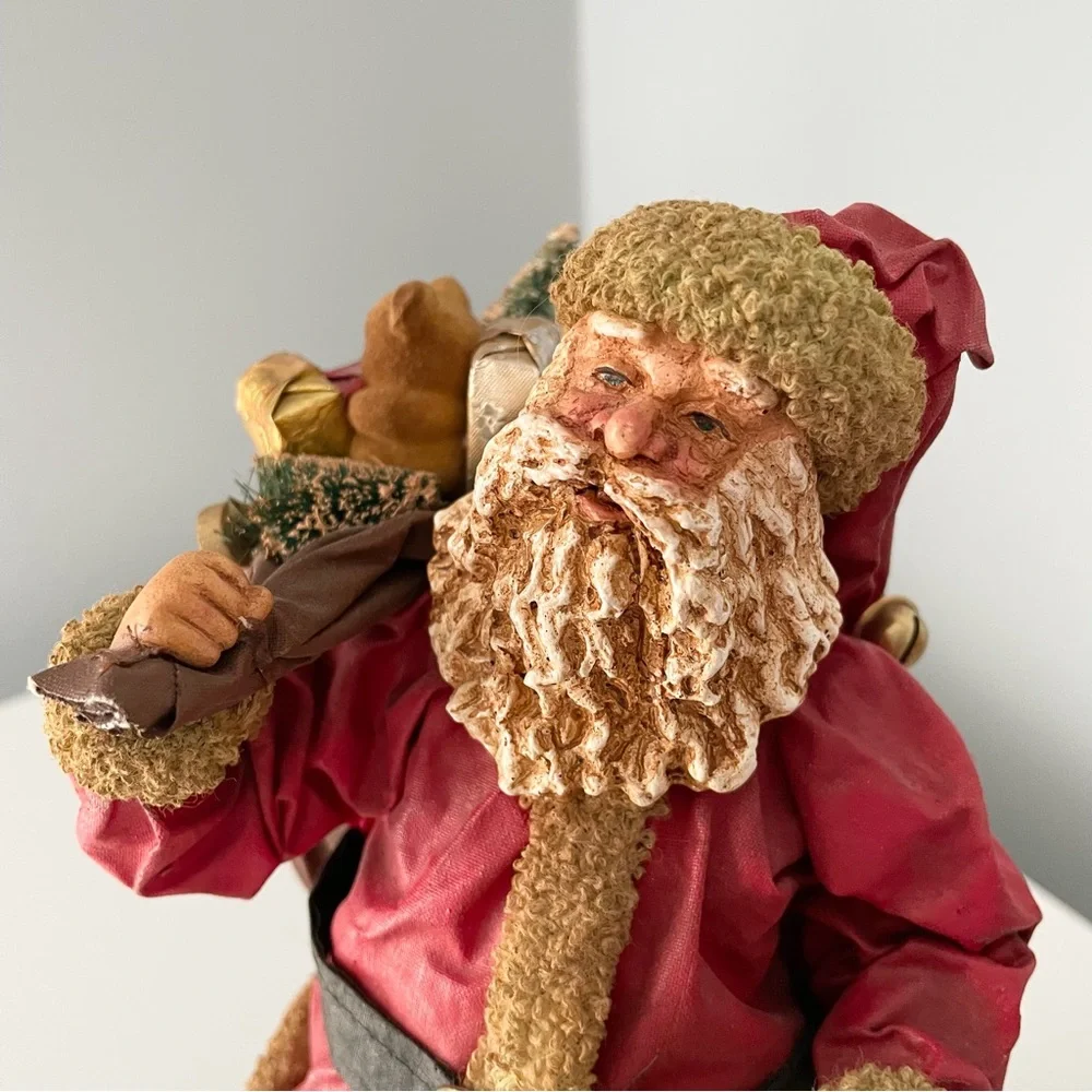 Vintage Possible Dreams Clothtique Santa with Bell 1986